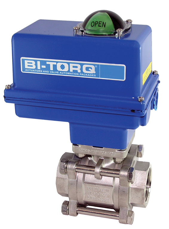 IS-3PT (3-Piece SS) Electric Actuator Ball Valves